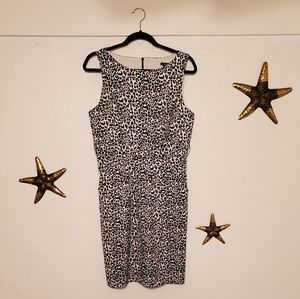 Xoxo cheetah print sleeveless dress